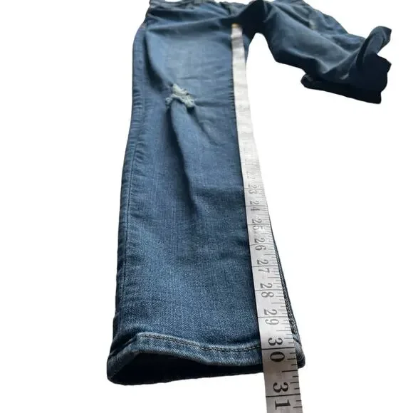 Women's KUT From The Kloth Mia Toothpick Skinny Distressed Denim Ripped‎ Jean 6 - Picture 11 of 13